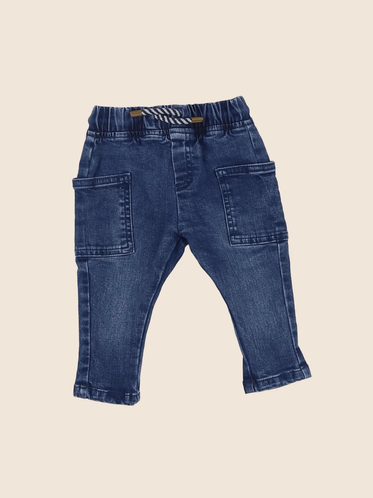Vertbaudet - jean bleu - 6 mois