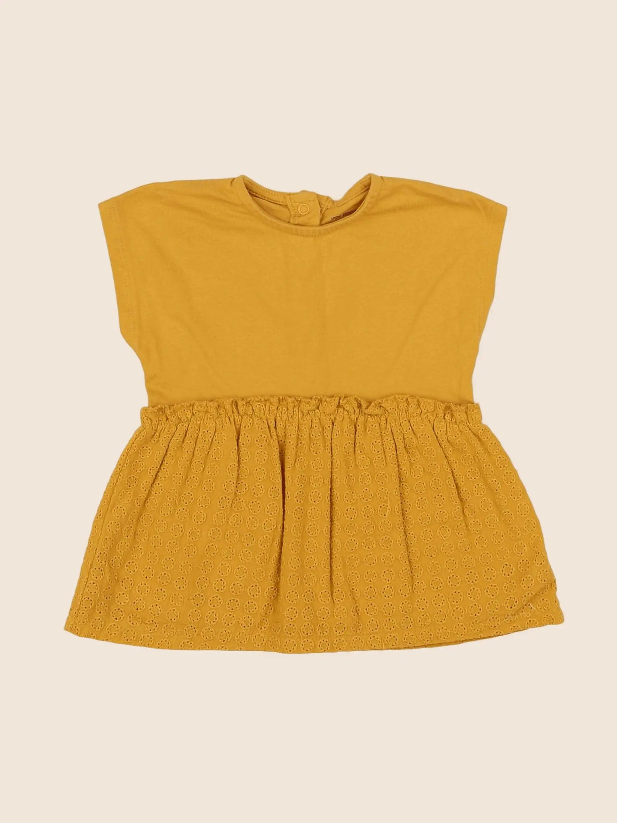 Vertbaudet - robe jaune - 3 mois