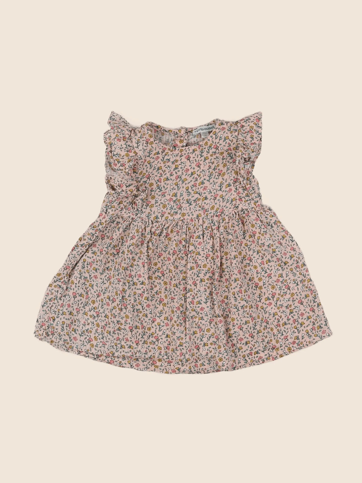 Vertbaudet - robe rose - 12 mois