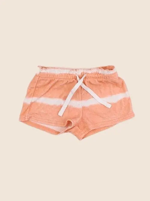 H&M - short orange - 6/9 mois
