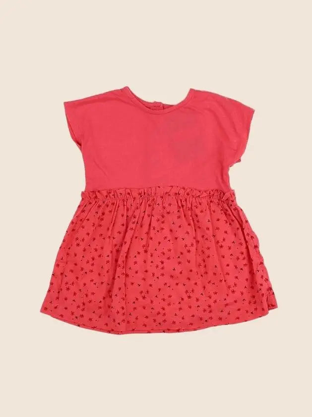 Vertbaudet - robe rose - 9 mois