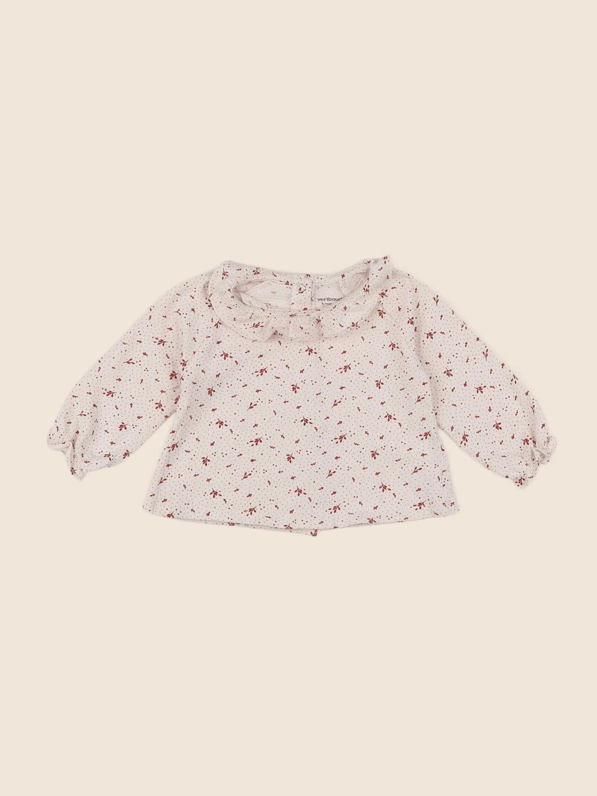 Vertbaudet - blouse multicolore - 6 mois