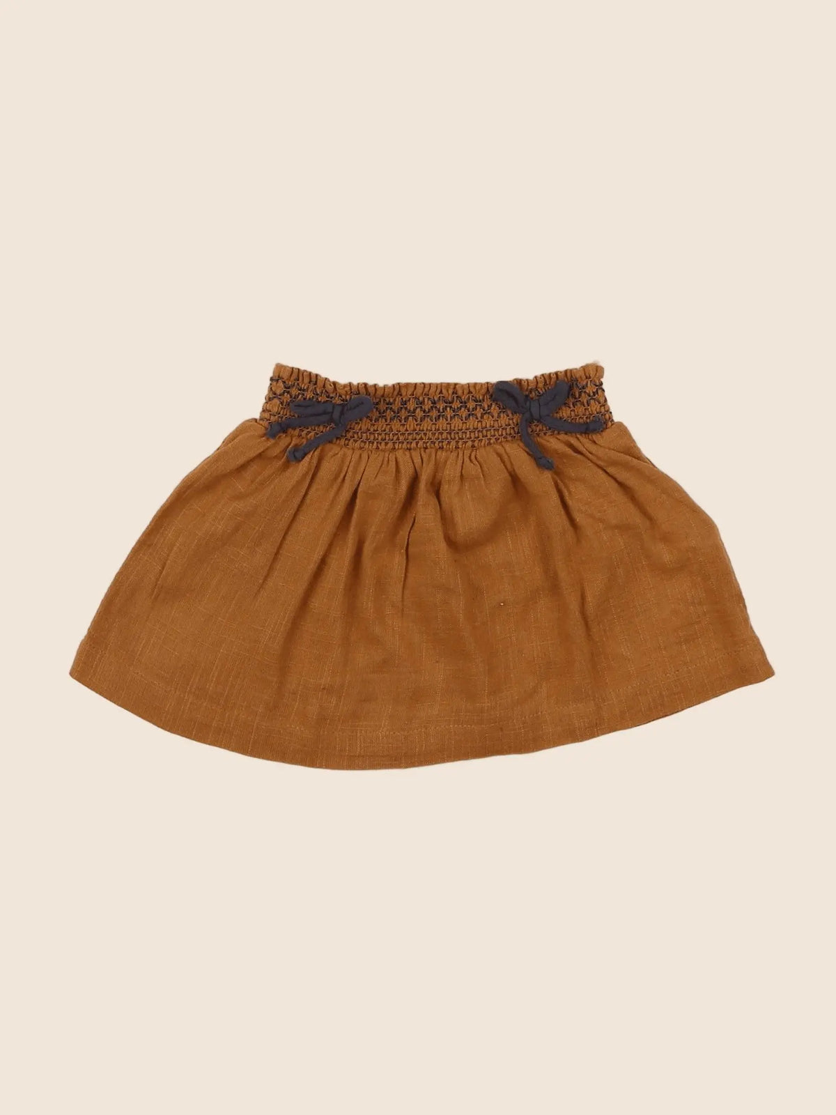 Vertbaudet - jupe marron - 6 mois