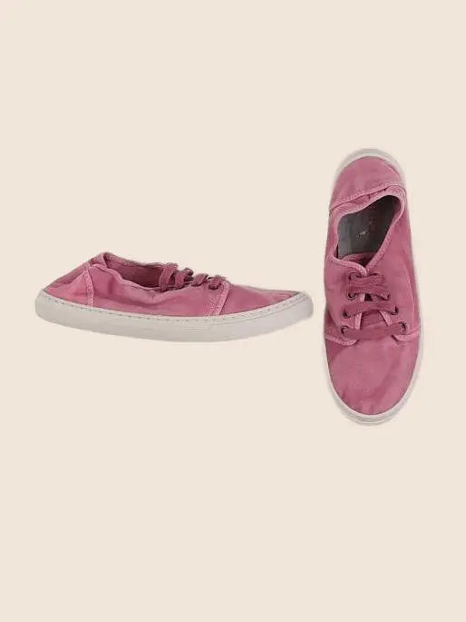 Cienta - tennis à scratch/ lacets rose - pointure 37
