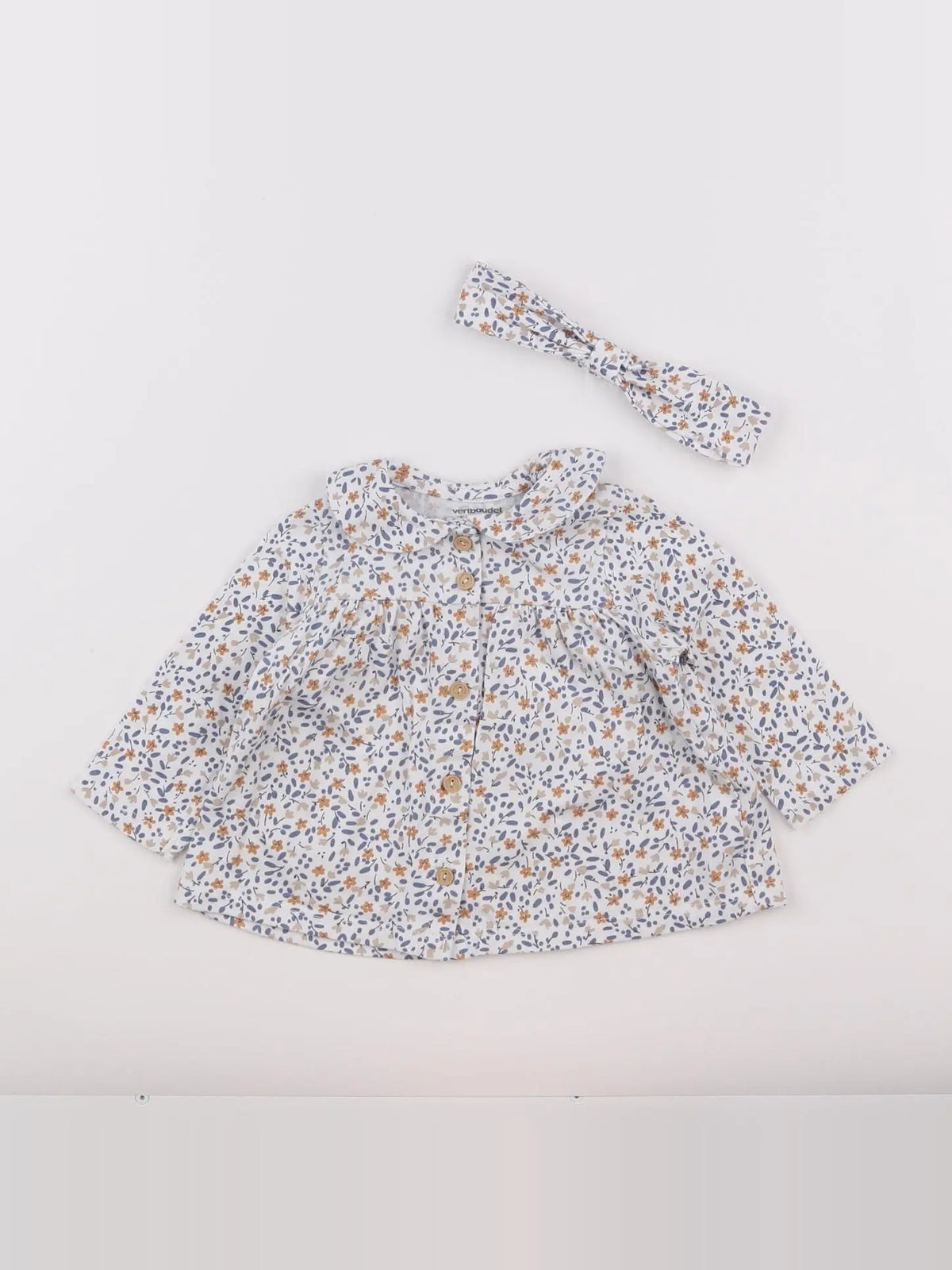Vertbaudet - robe blanc - 6 mois