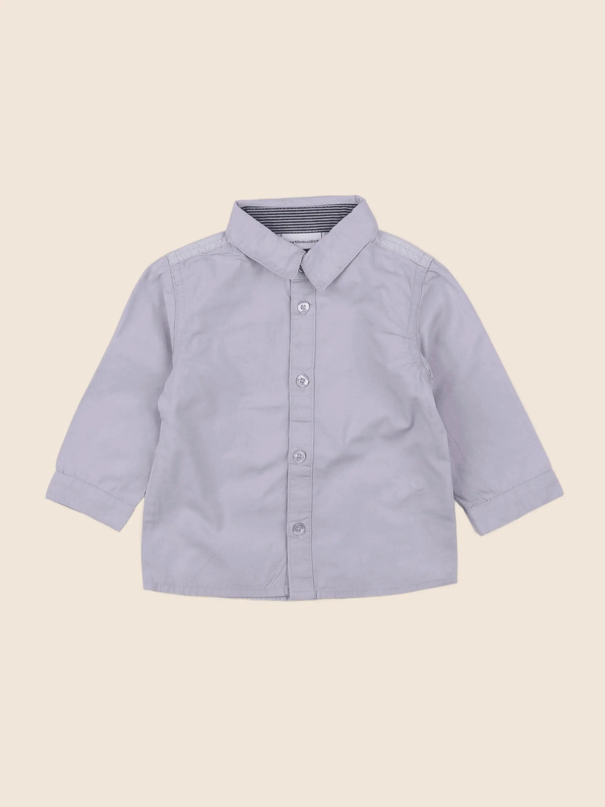 Vertbaudet - chemise bleu - 9 mois
