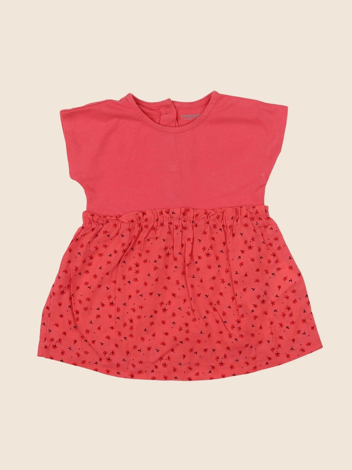 Vertbaudet - robe rose - 6 mois