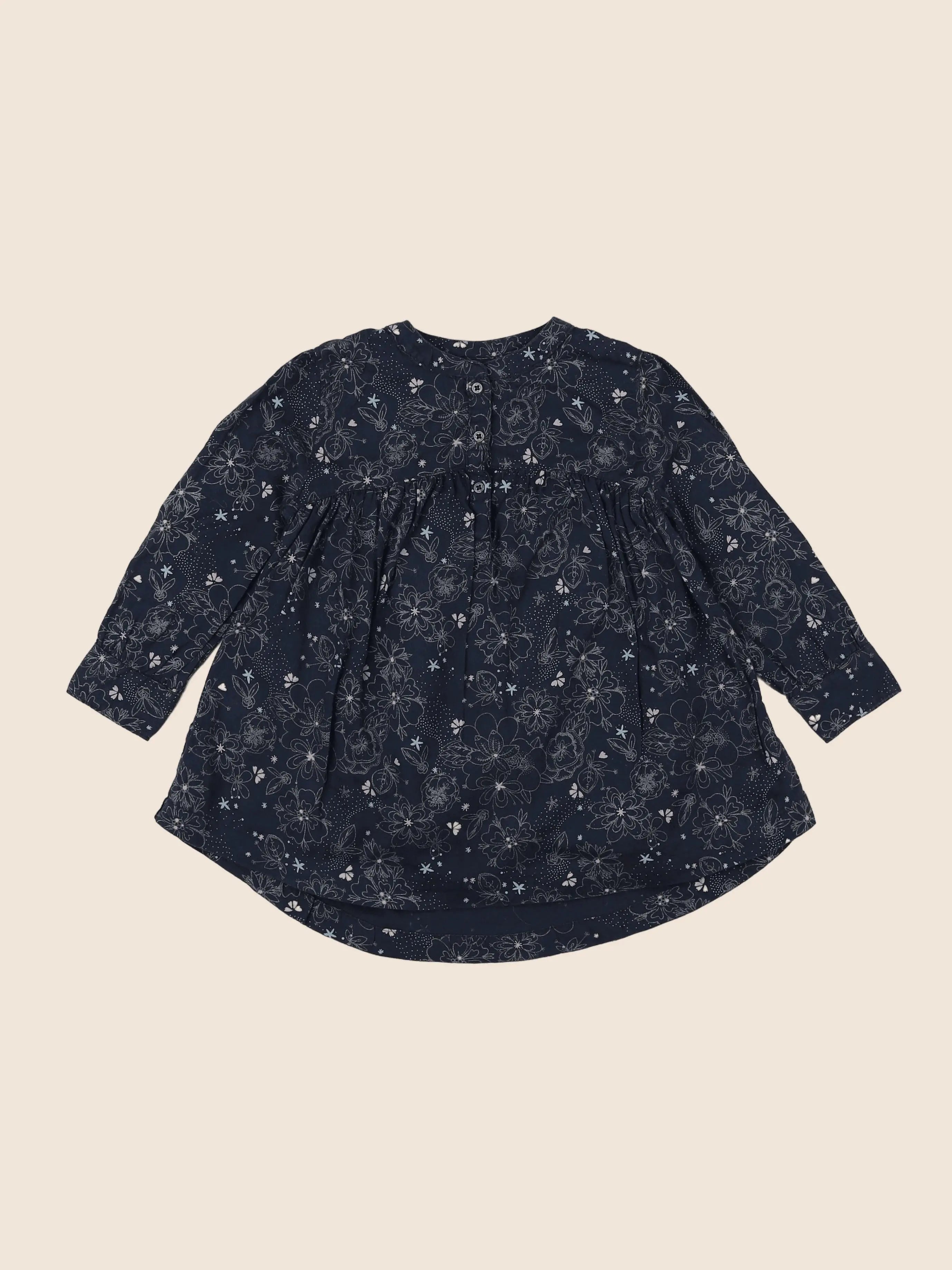 Vertbaudet - robe bleu - 2 ans