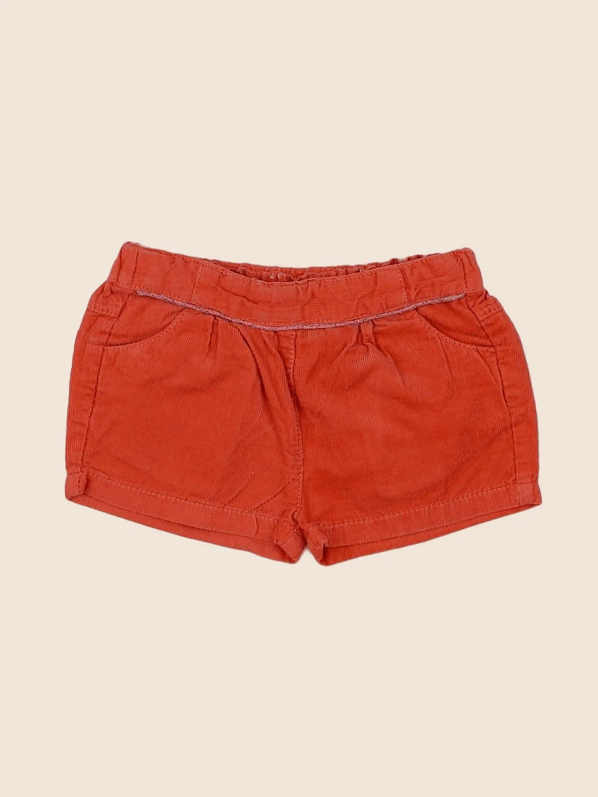 Tape à l'oeil - short orange - 9 mois