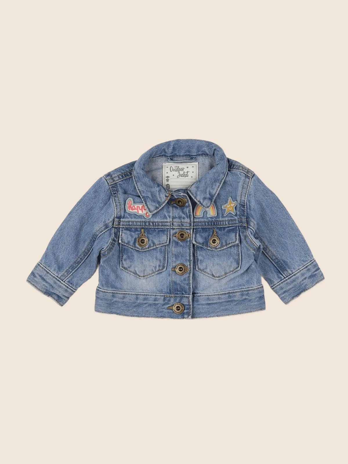 Vertbaudet - veste bleu - 3 mois