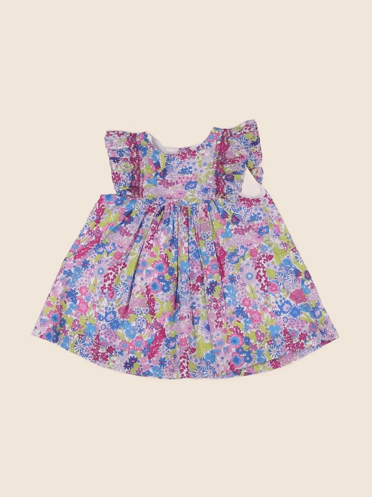 Jacadi - robe liberty multicolore - 3 mois