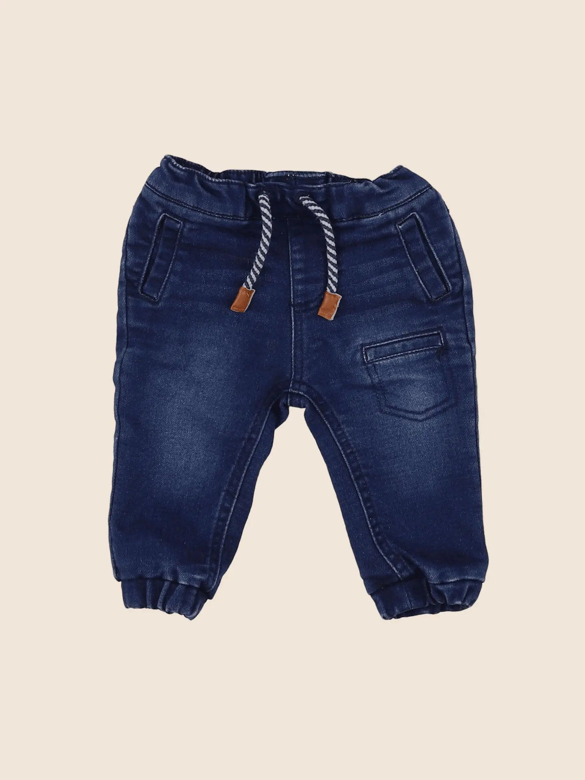 Vertbaudet - pantalon bleu - 6 mois