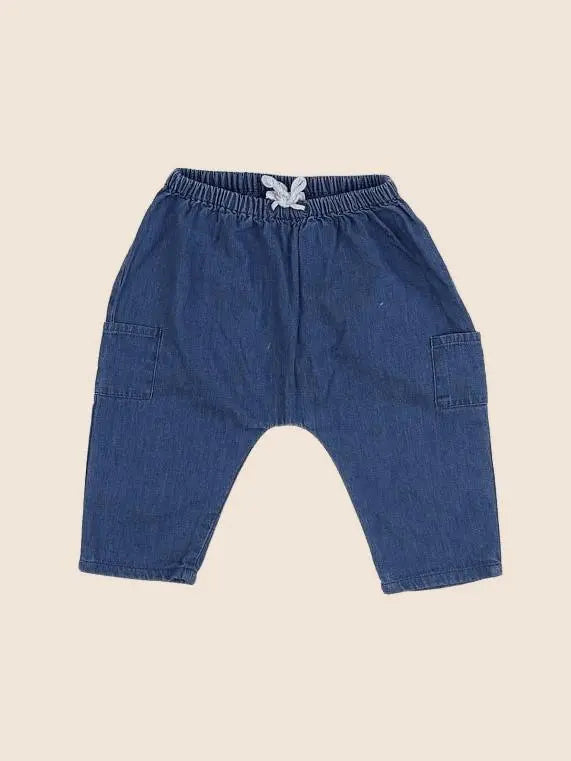 Cyrillus - pantalon bleu - 6 mois