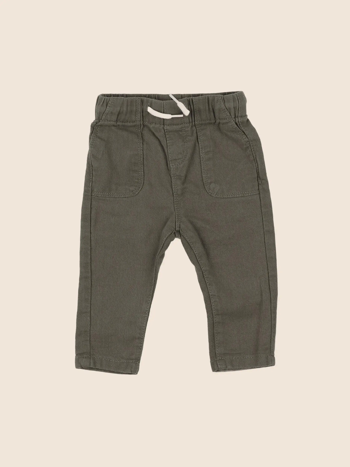 Vertbaudet - pantalon vert - 6 mois