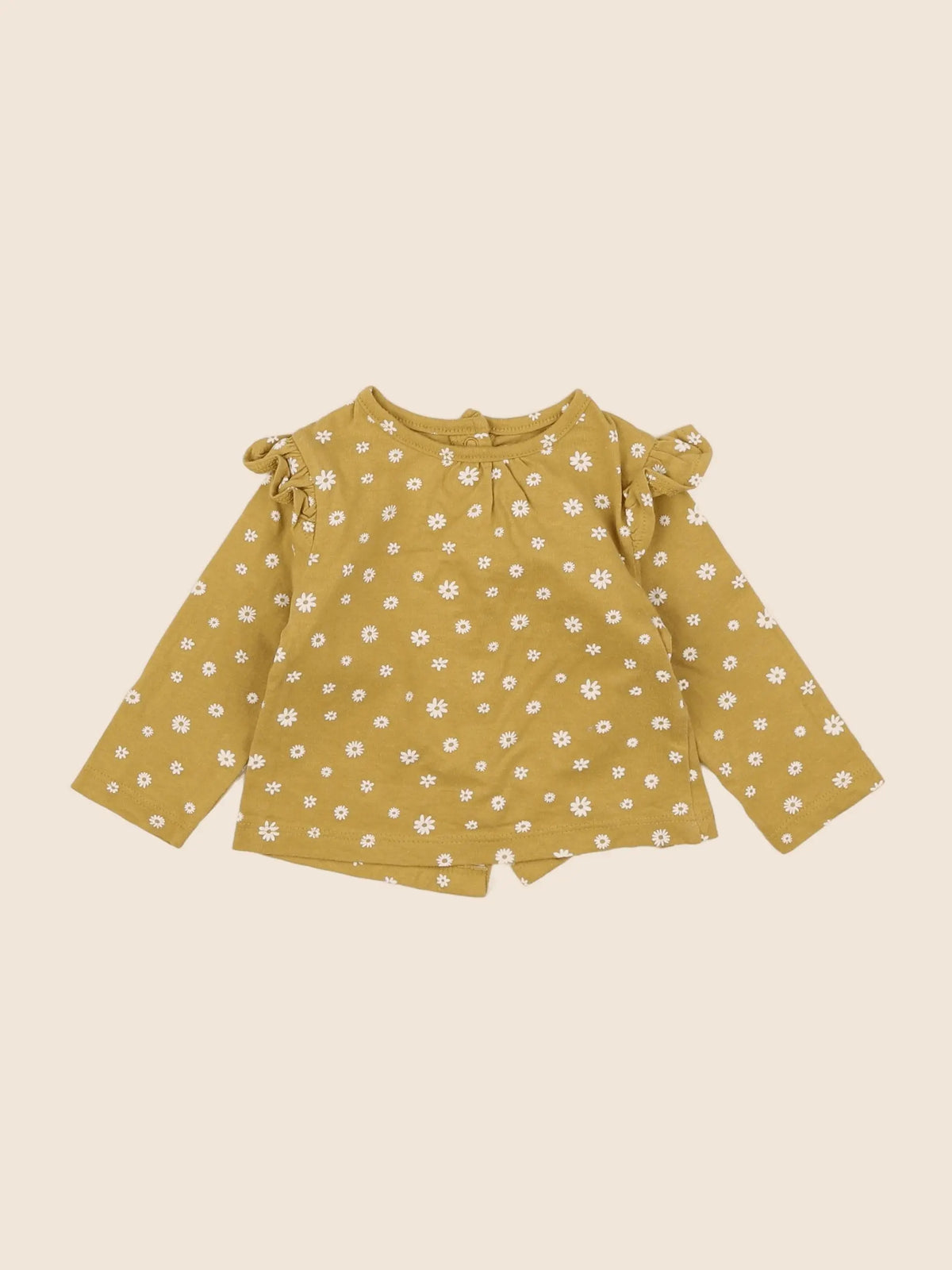 Vertbaudet - tee-shirt jaune - 3 mois