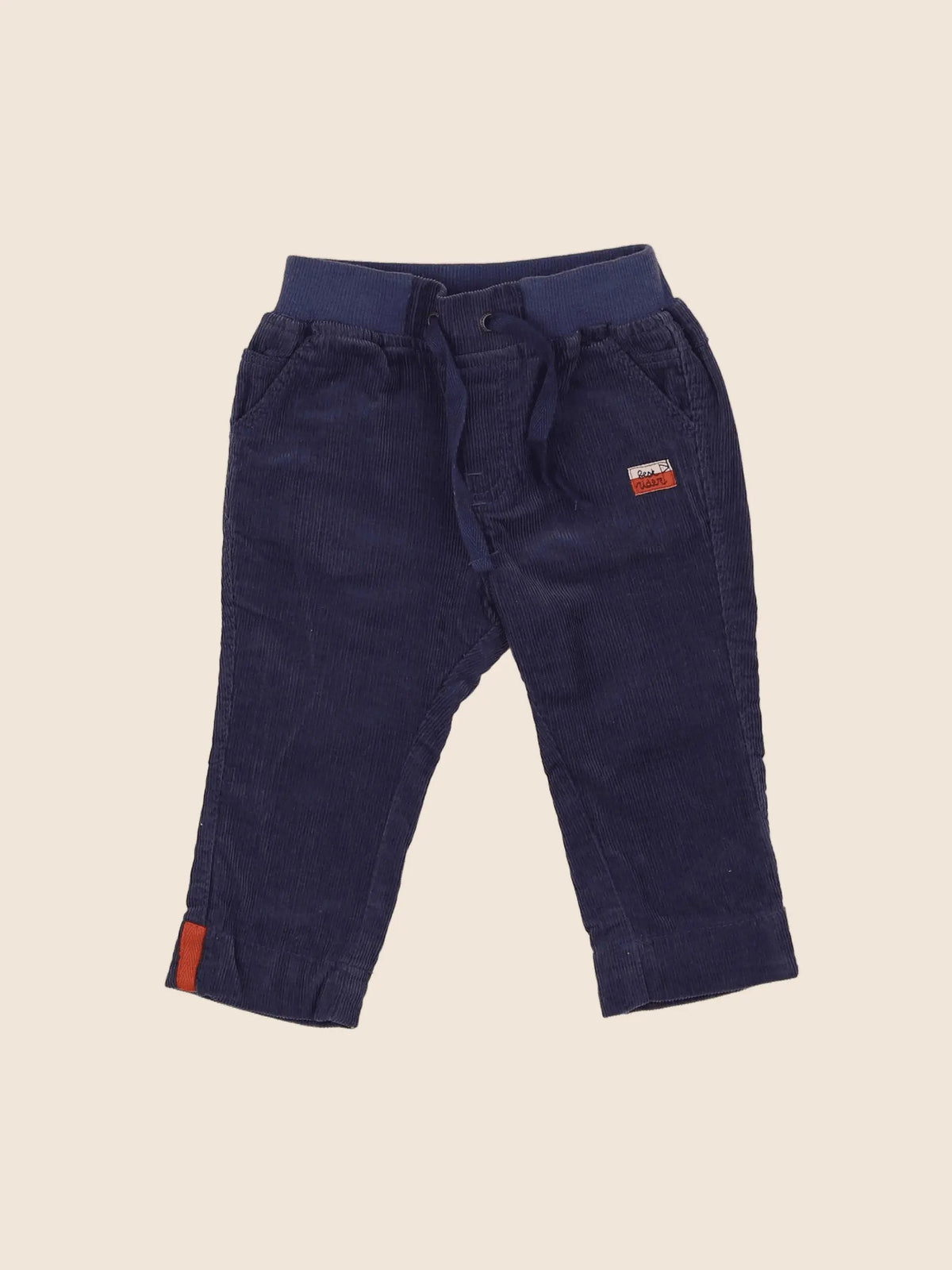 Vertbaudet - pantalon bleu - 6 mois