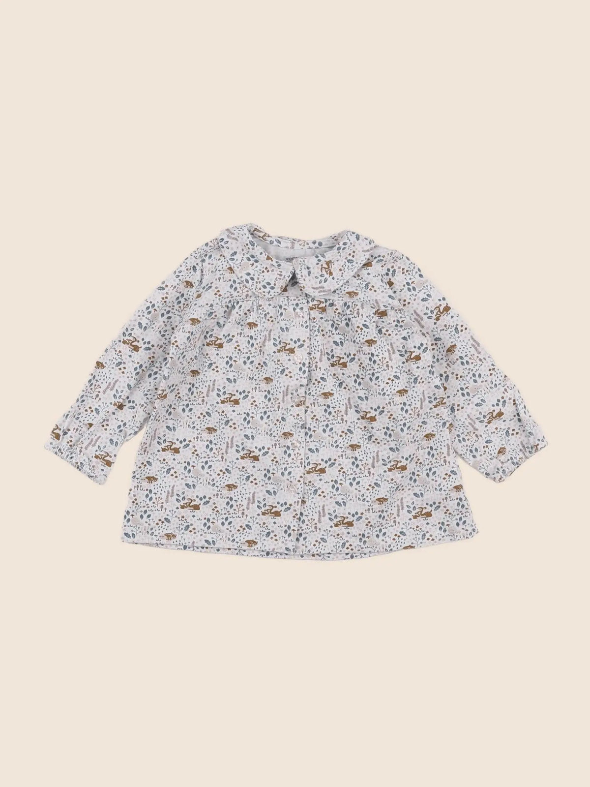 Vertbaudet - blouse multicolore - 12 mois