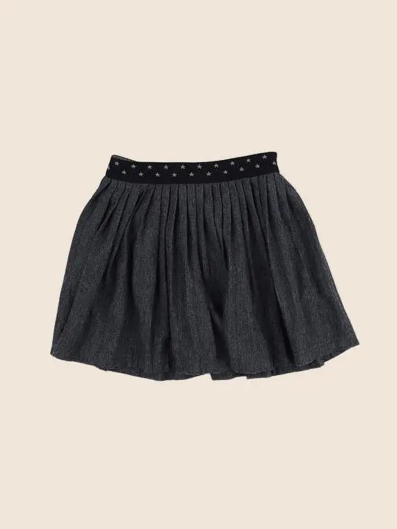 Okaidi - jupe gris, noir - 3 ans