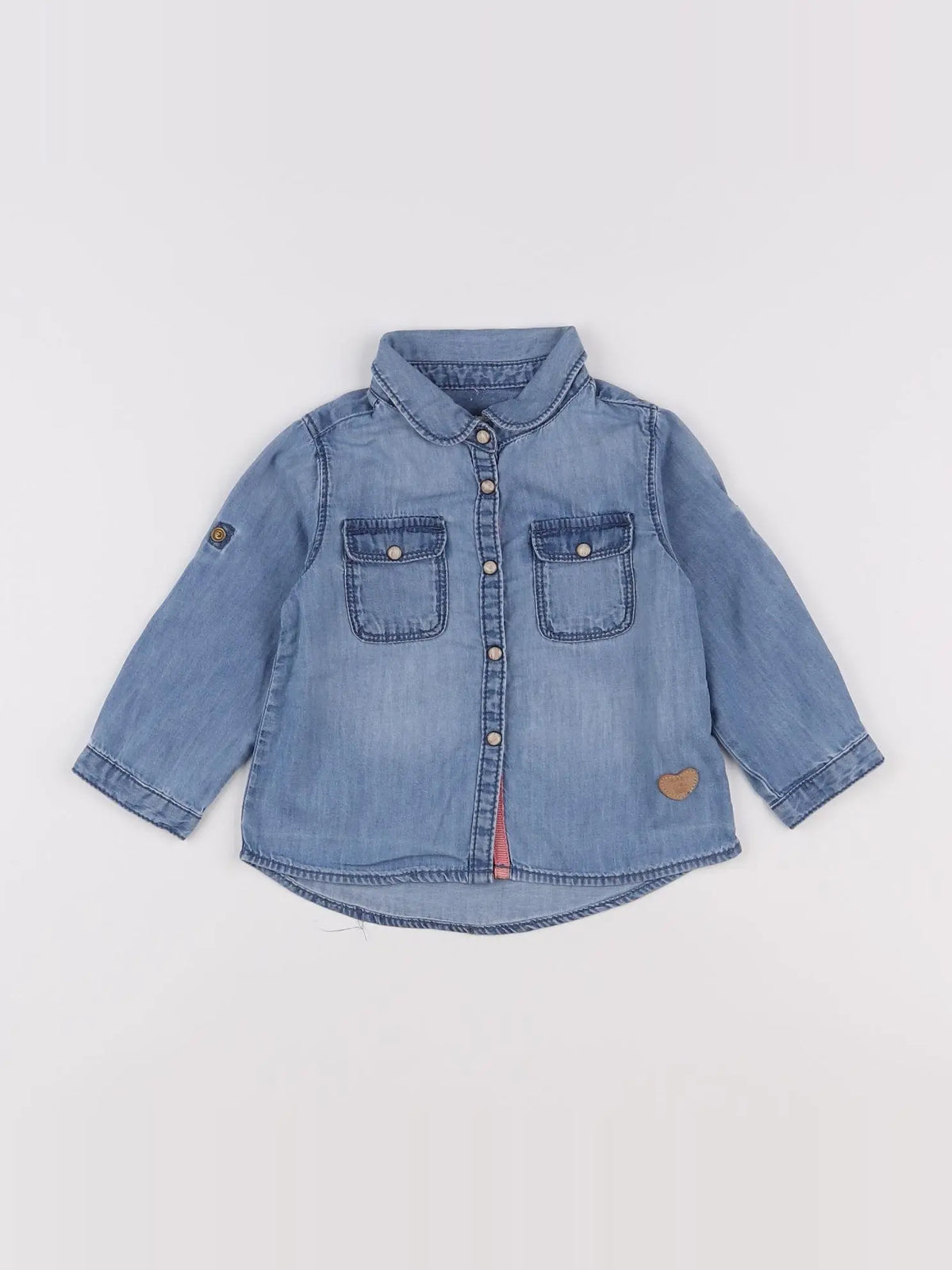 Zara - chemise bleu - 9/12 mois