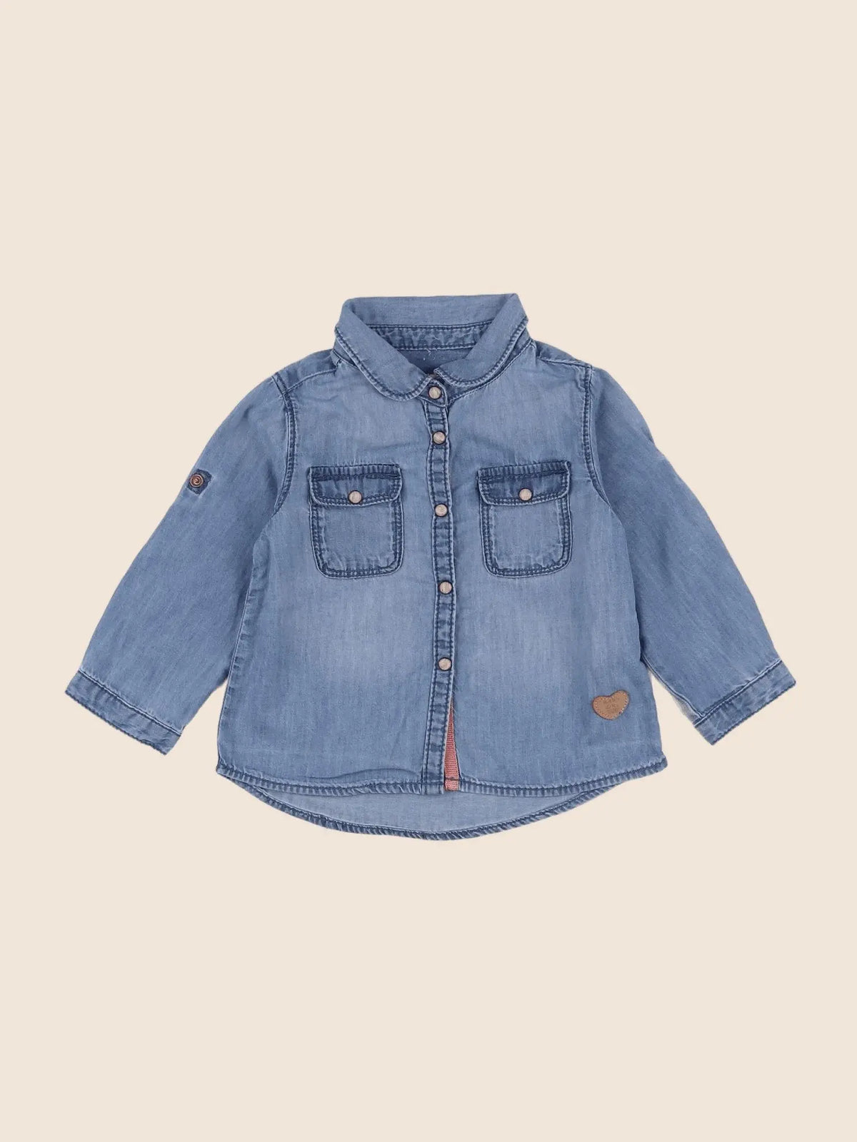 Zara - chemise bleu - 9/12 mois
