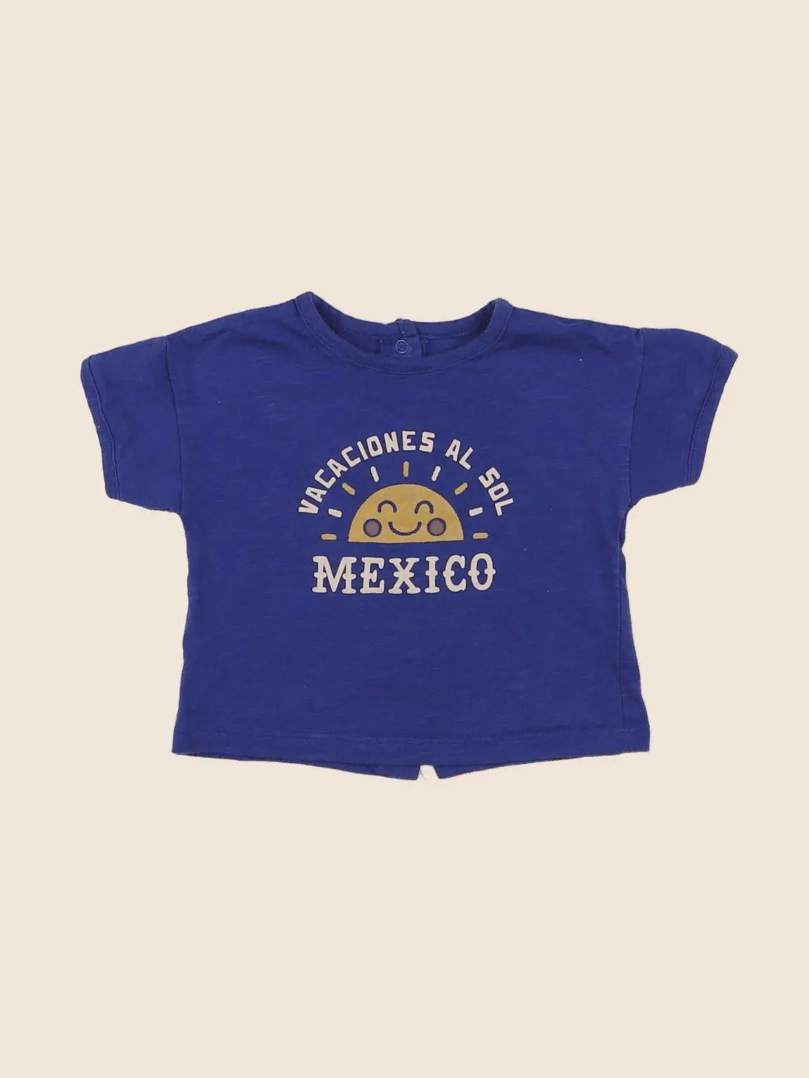 Vertbaudet - tee-shirt bleu - 3 mois