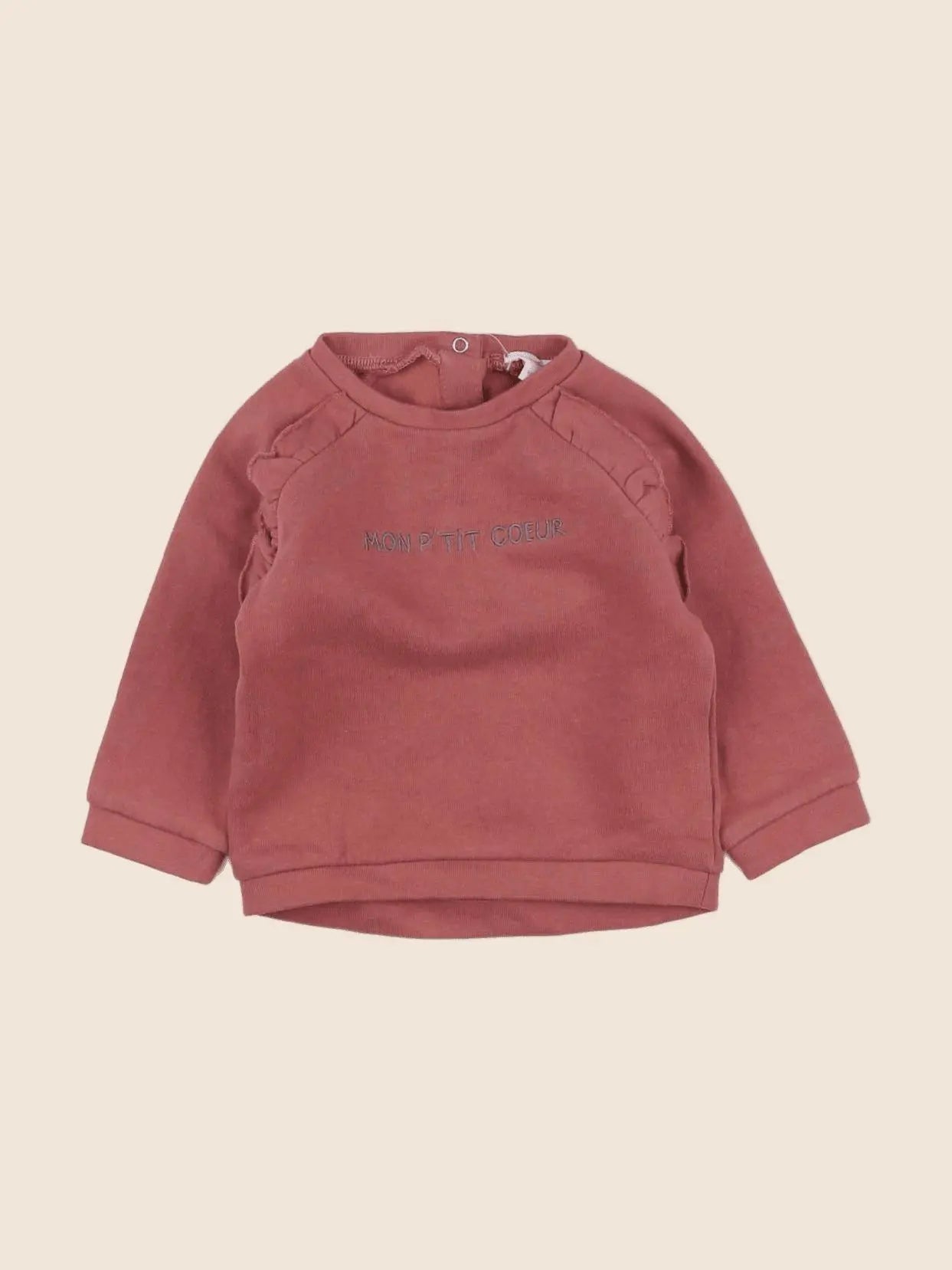 Vertbaudet - gilet rose - 6 mois