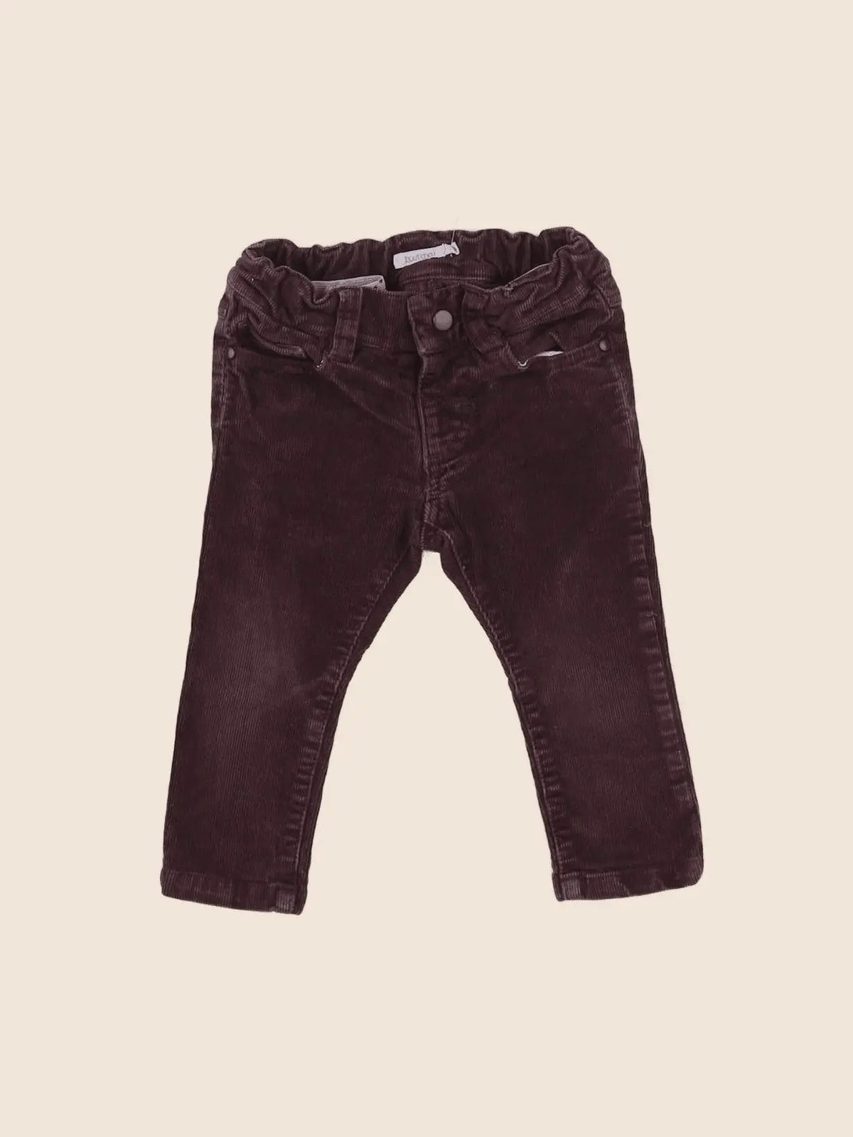 Boutchou - pantalon violet, marron - 9 mois