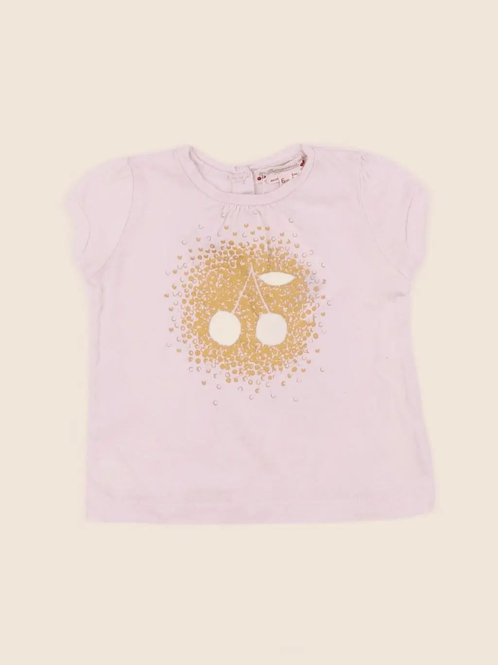 Bonpoint - tee-shirt rose - 6 mois