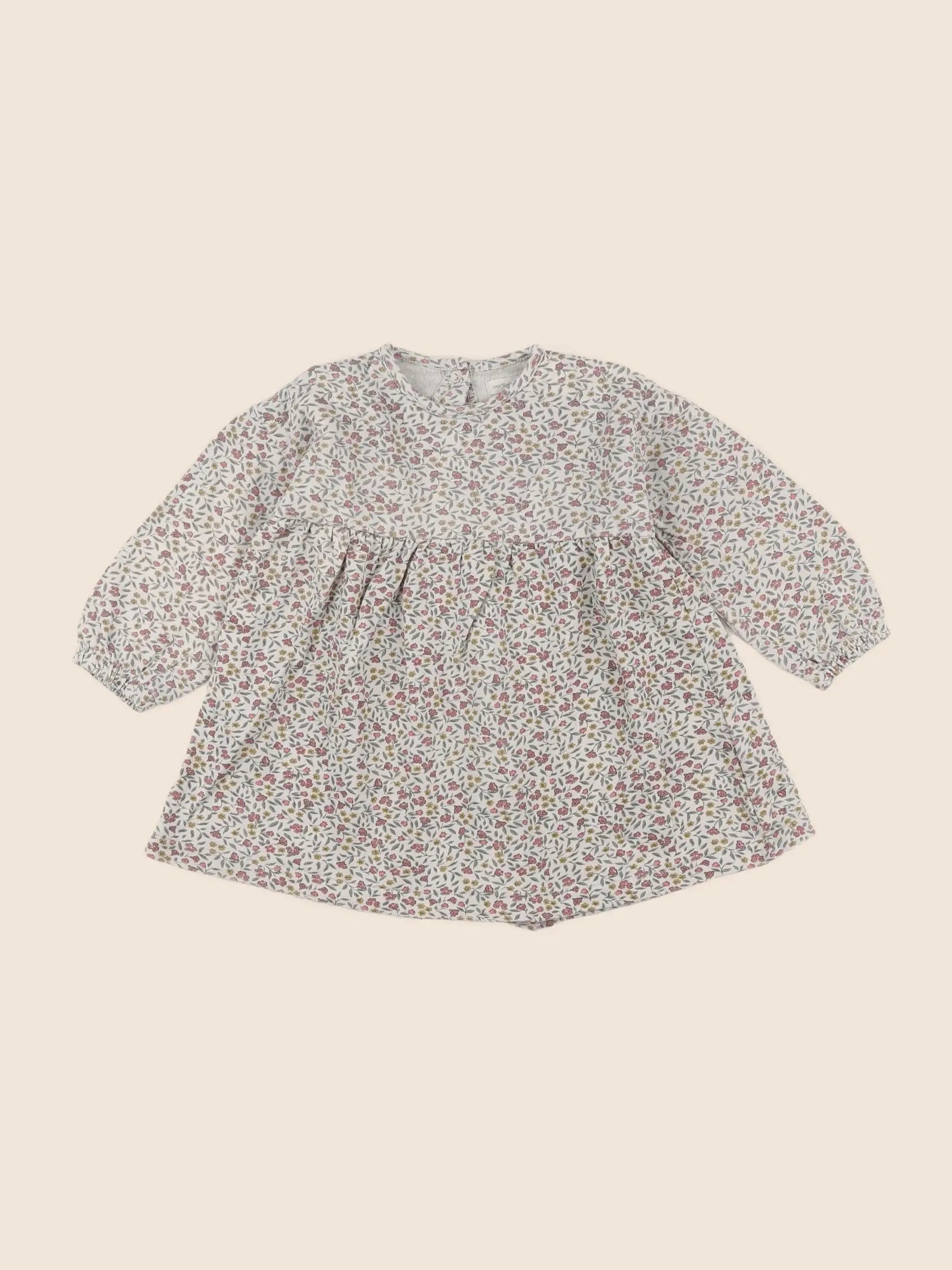Vertbaudet - robe beige - 18 mois