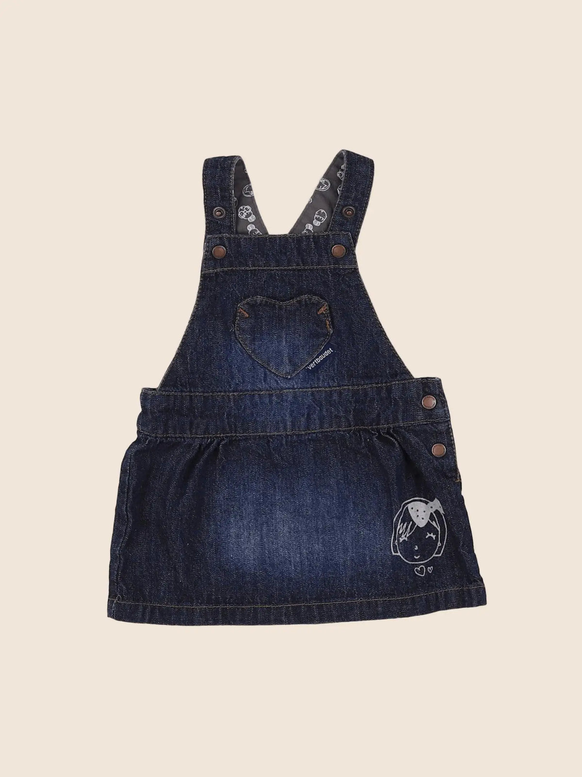 Vertbaudet - robe bleu - 3 mois