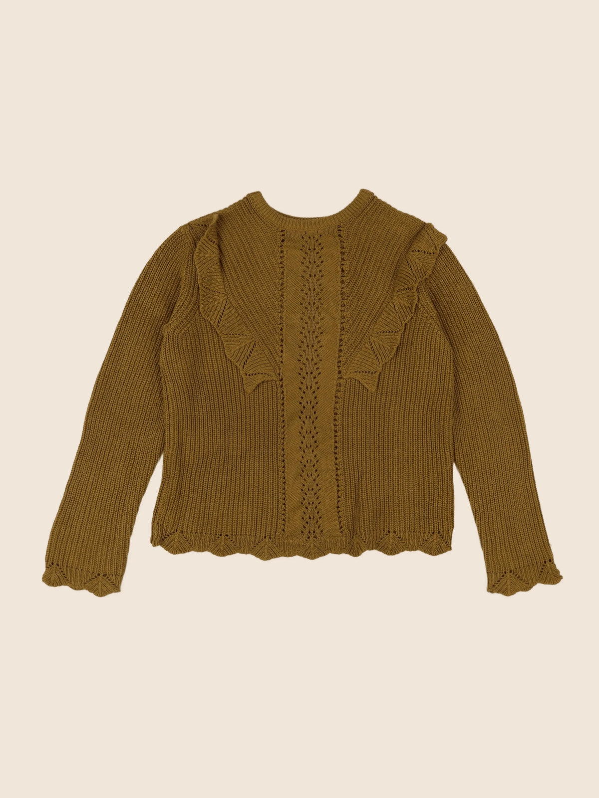 Vertbaudet - pull marron - 10 ans