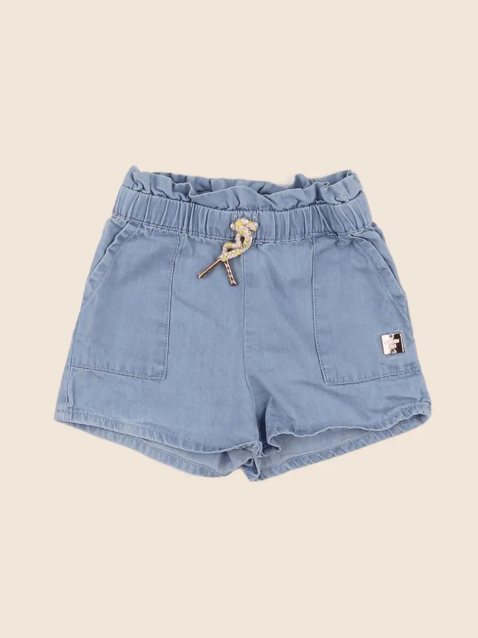 Carrément Beau - short bleu - 6 mois