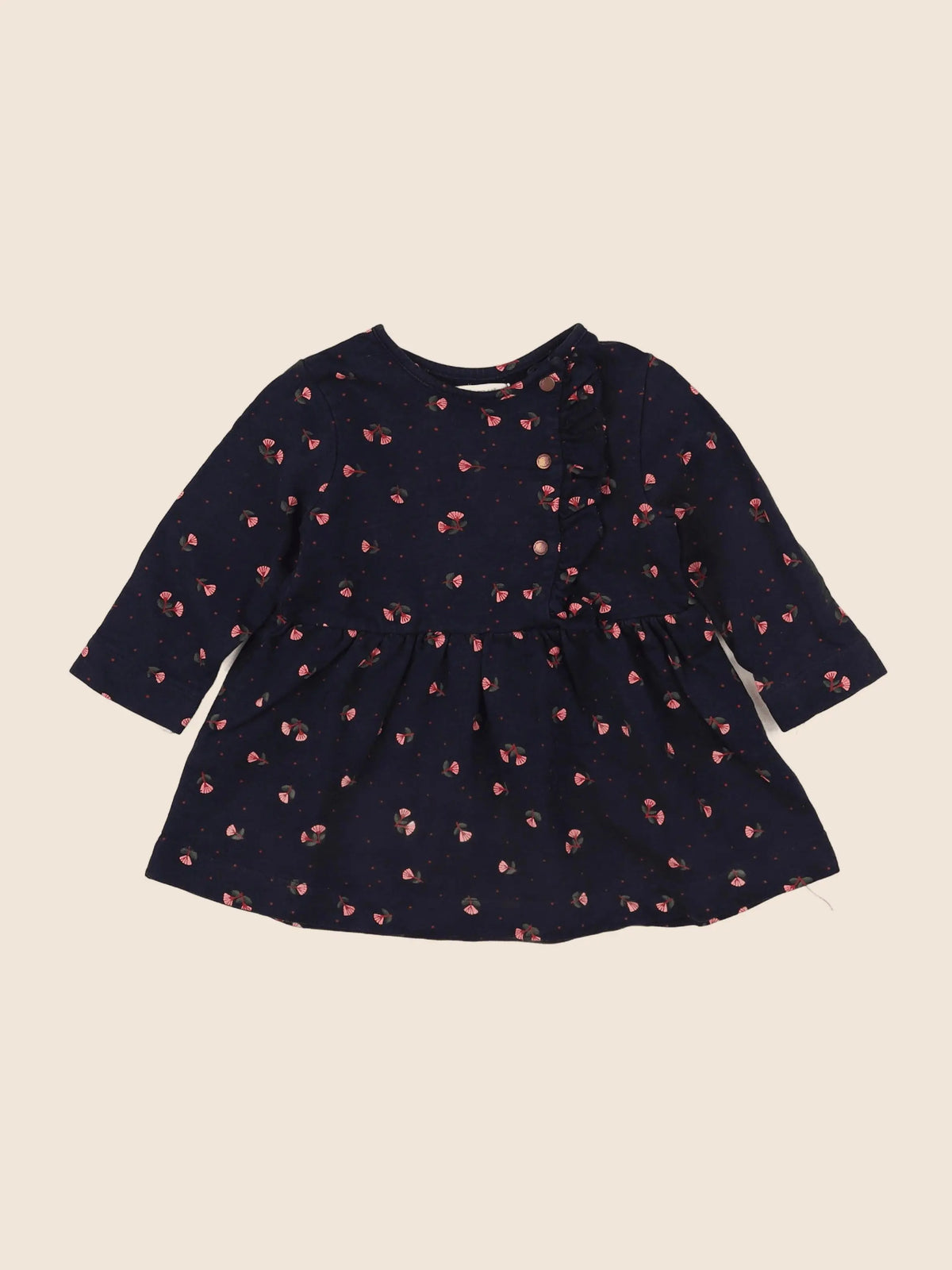 Vertbaudet - robe bleu - 9 mois