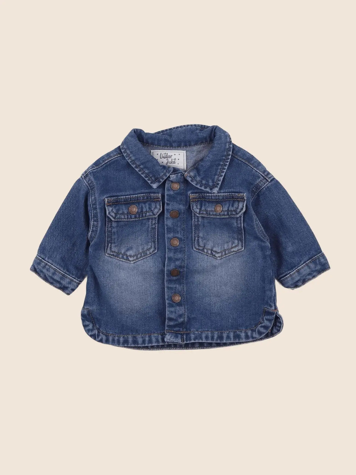 Vertbaudet - veste bleu - 3 mois