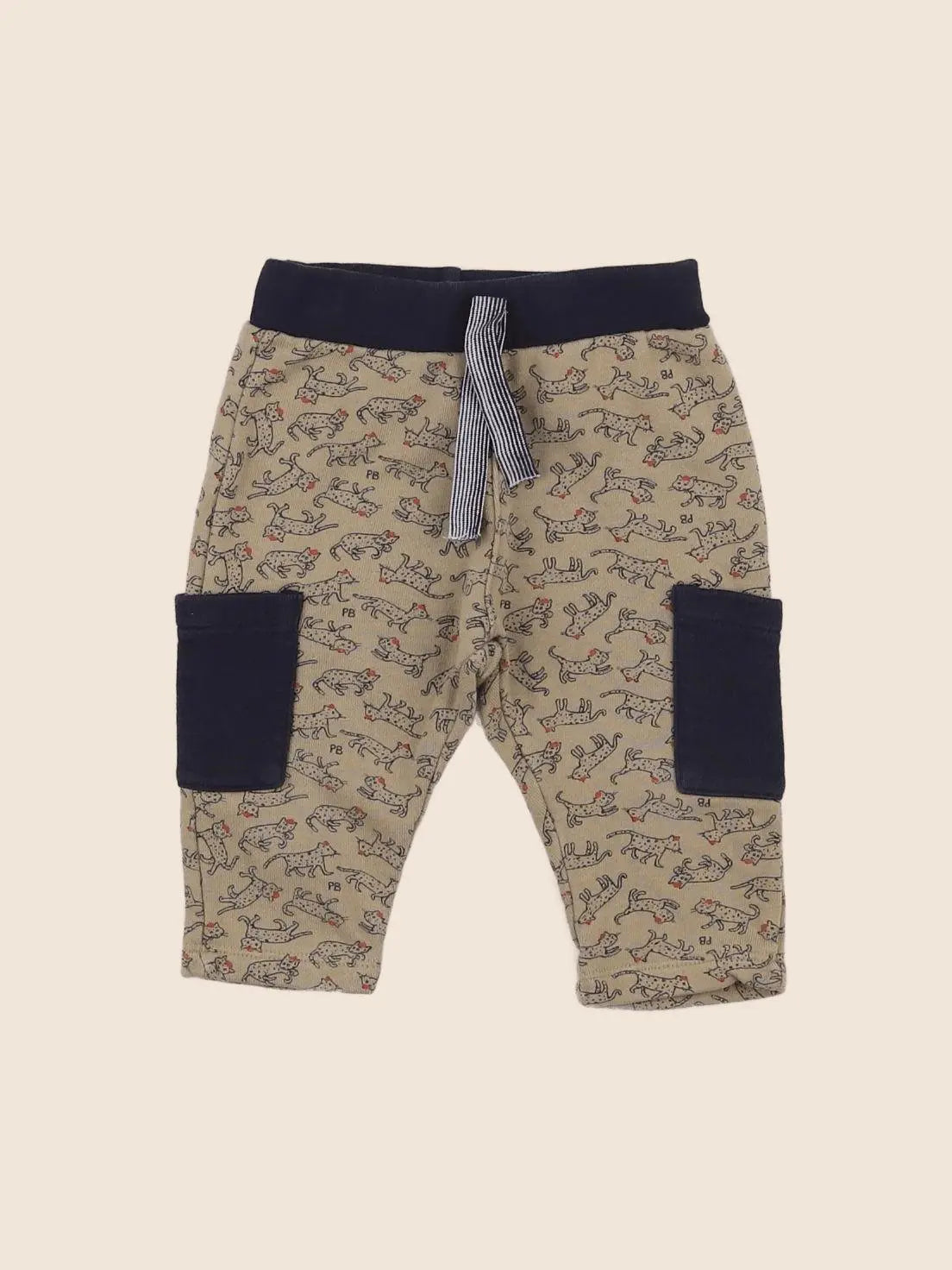 Petit Bateau - jogging beige - 6 mois