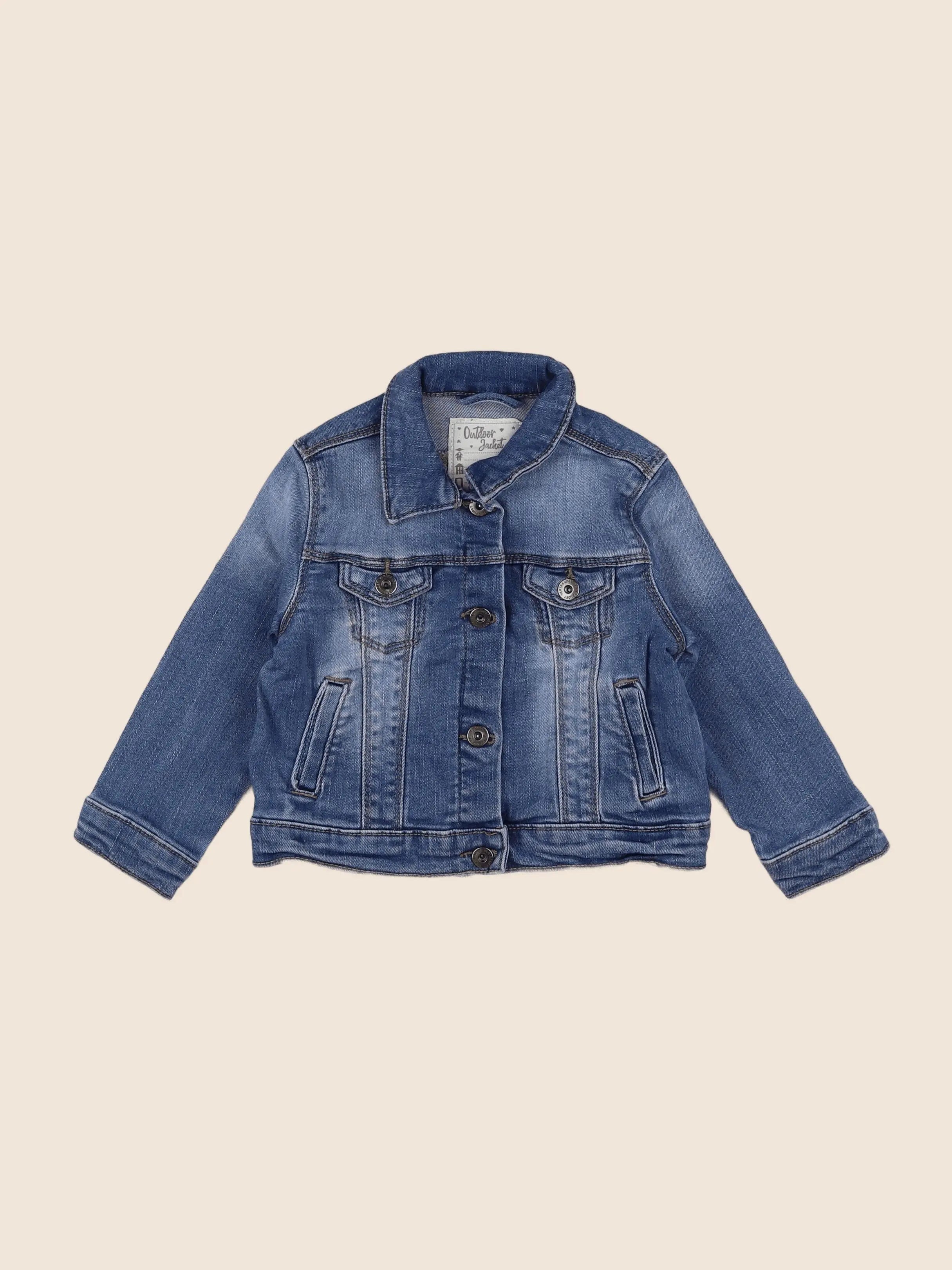 Vertbaudet - veste bleu - 2 ans
