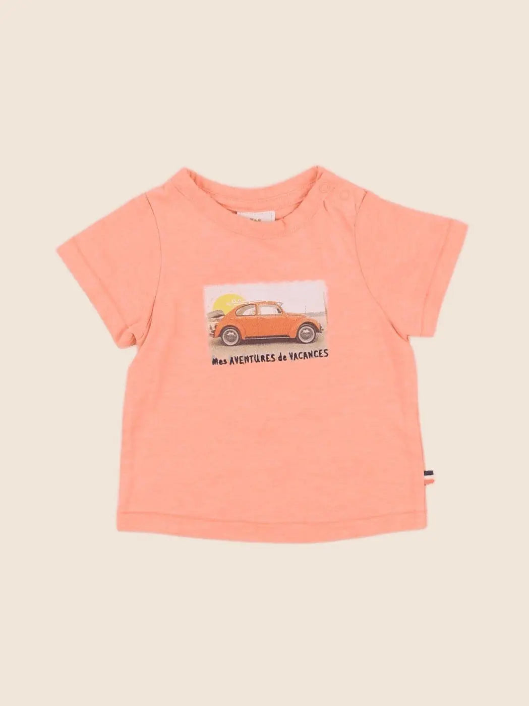 Tape à l'oeil - tee-shirt orange - 3 mois