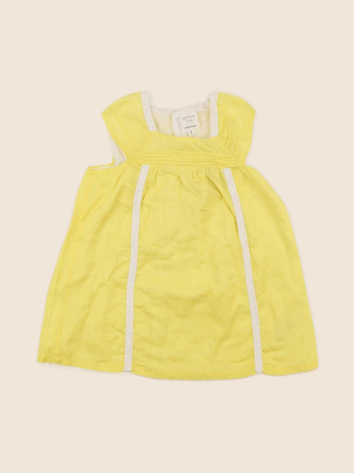 Carrément Beau - robe jaune - 18 mois