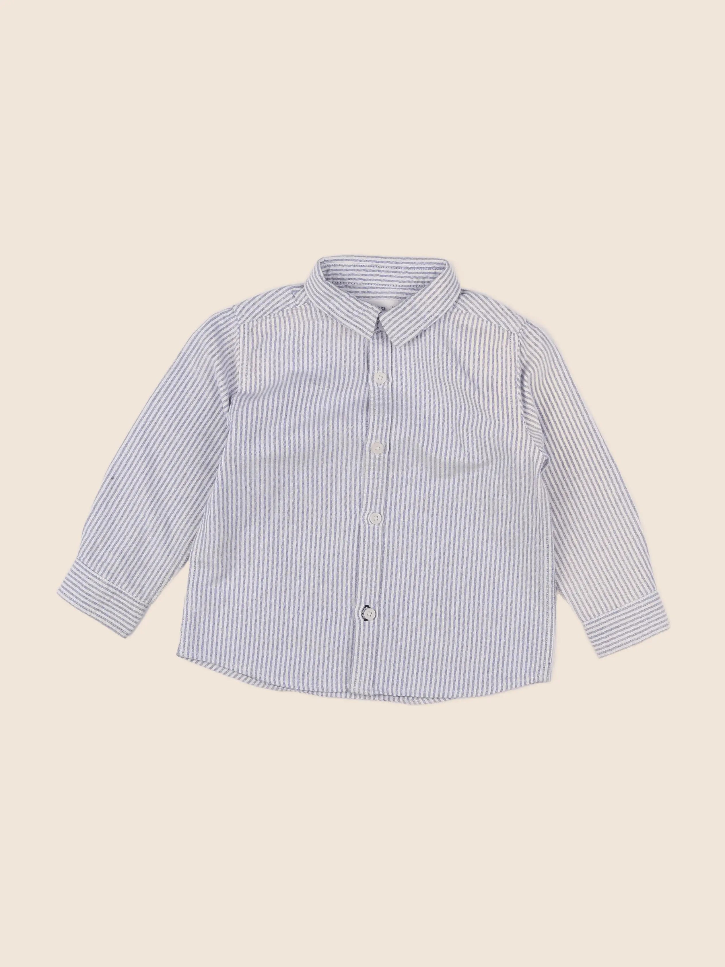 Mango - chemise bleu - 18 mois à 2 ans