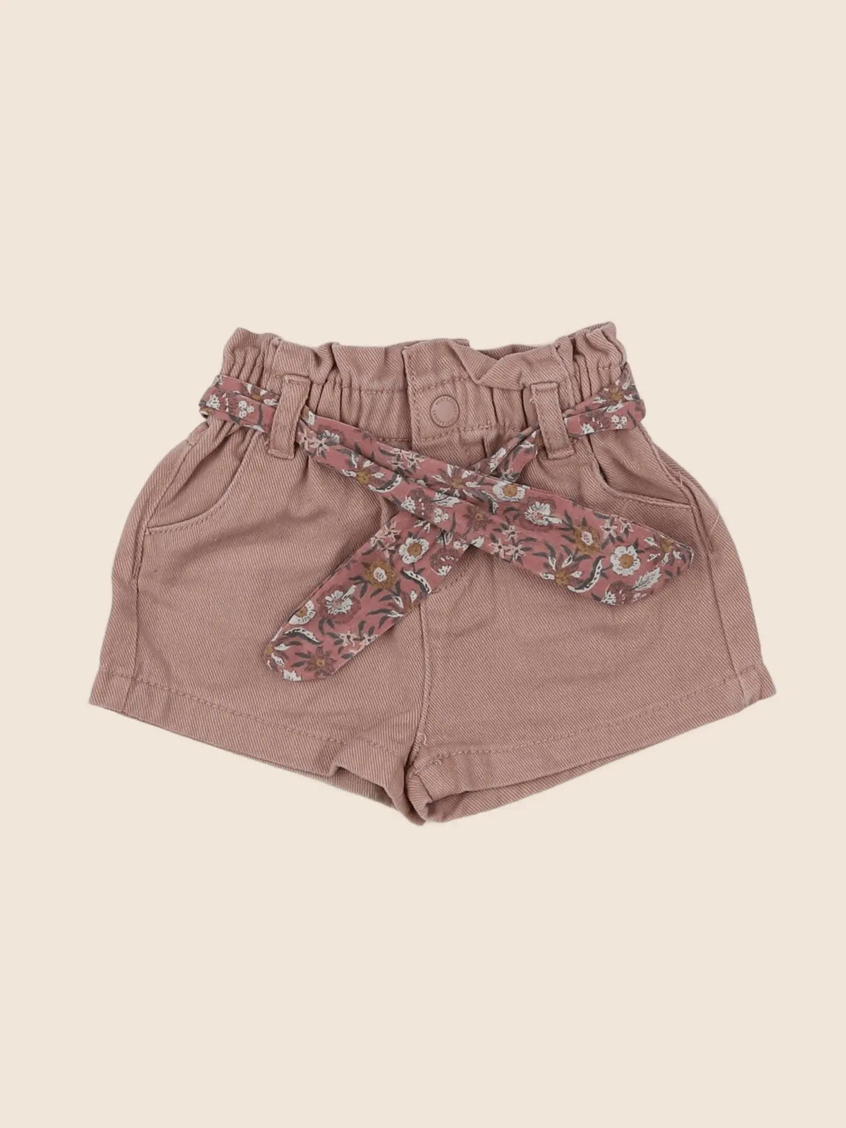 Vertbaudet - short marron - 12 mois