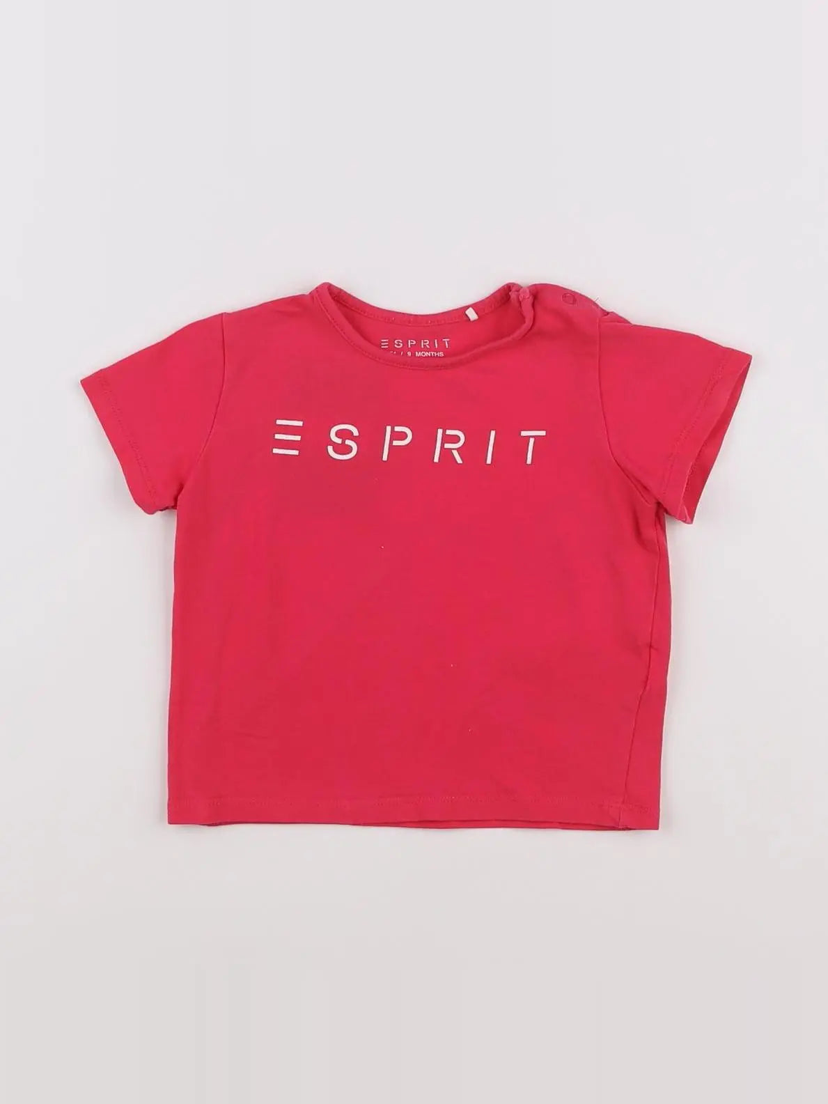 Esprit - tee-shirt rose - 9 mois