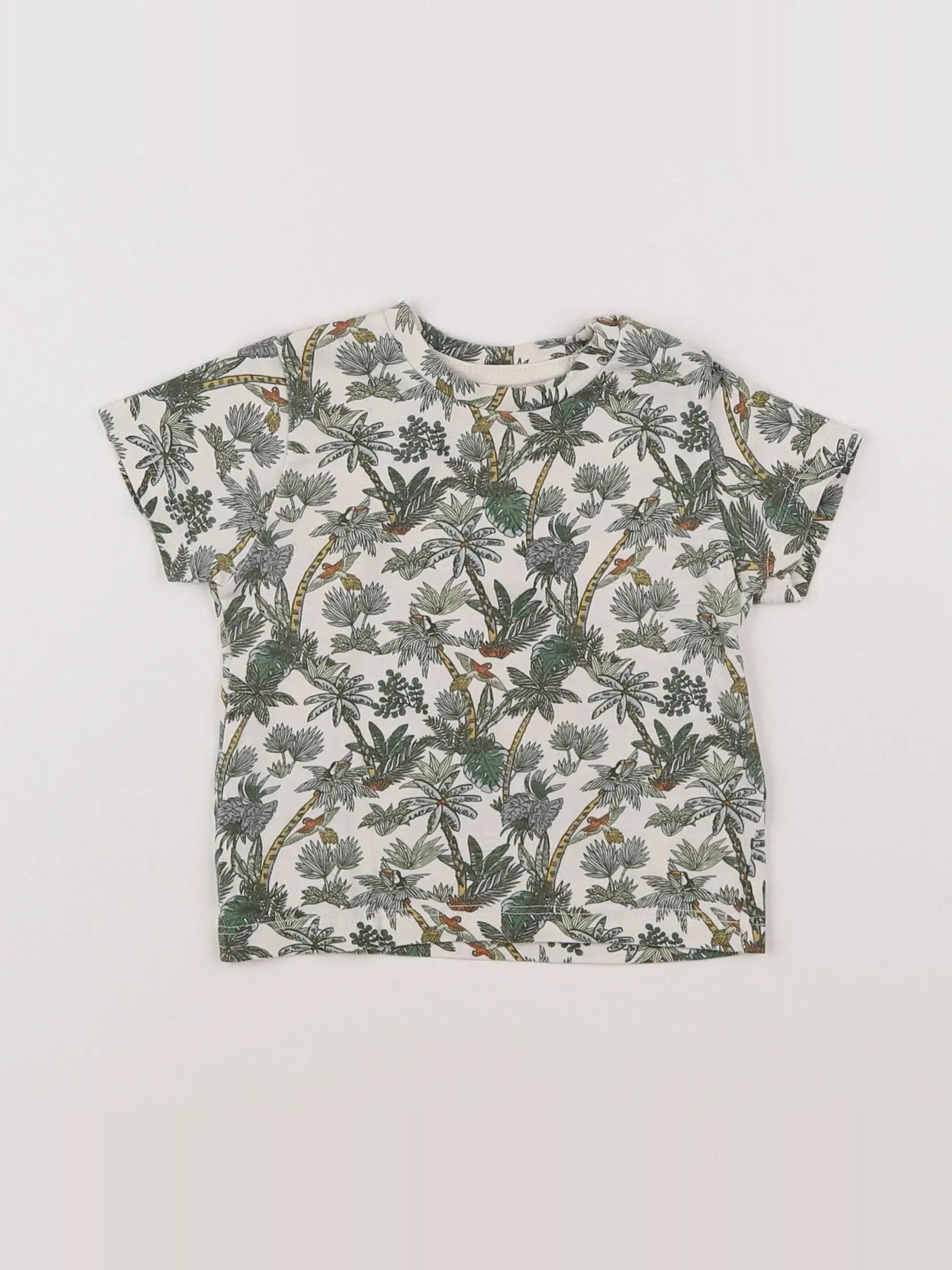 Vertbaudet - tee-shirt multicolore - 6 mois