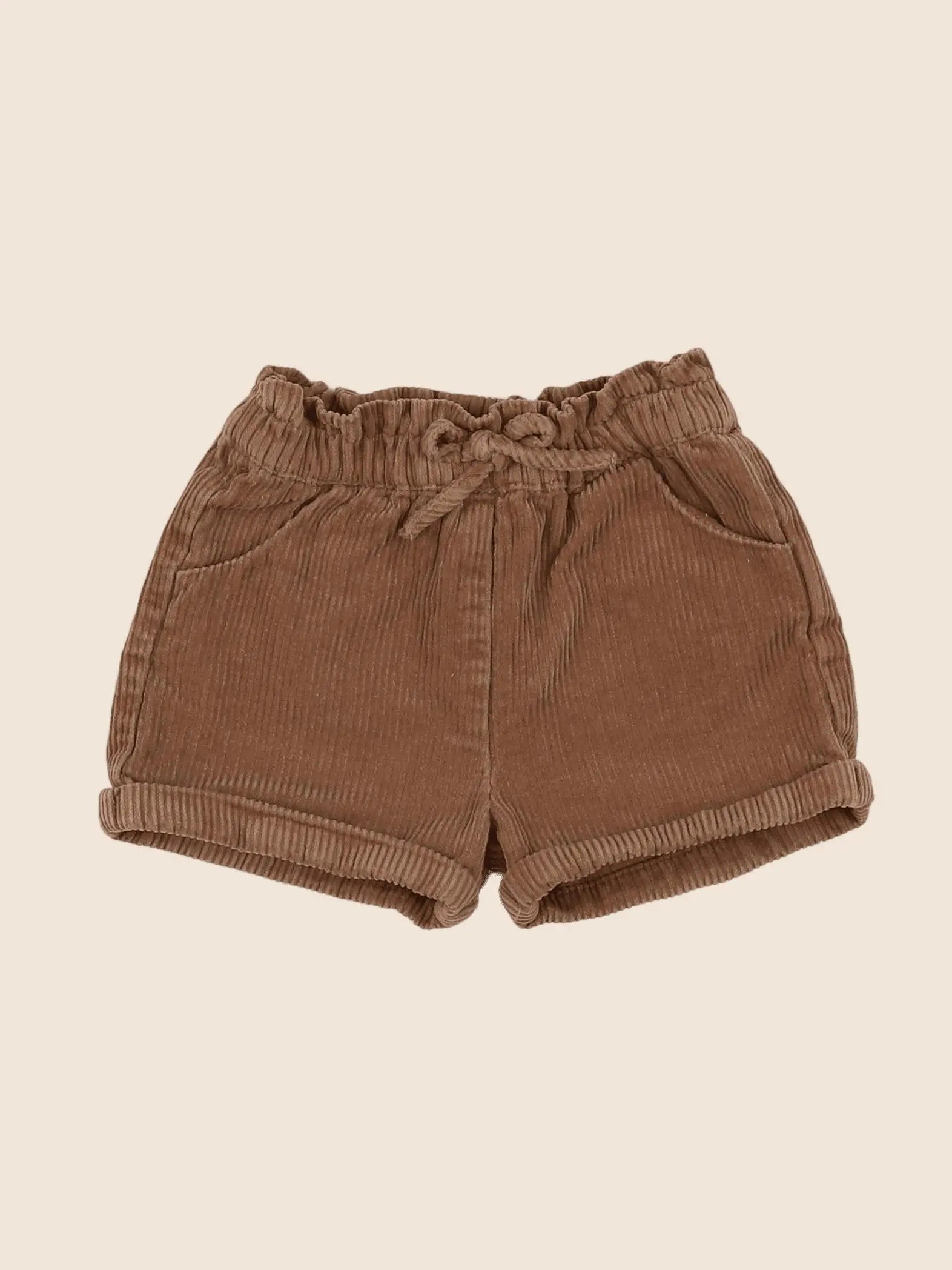 Vertbaudet - short marron - 18 mois