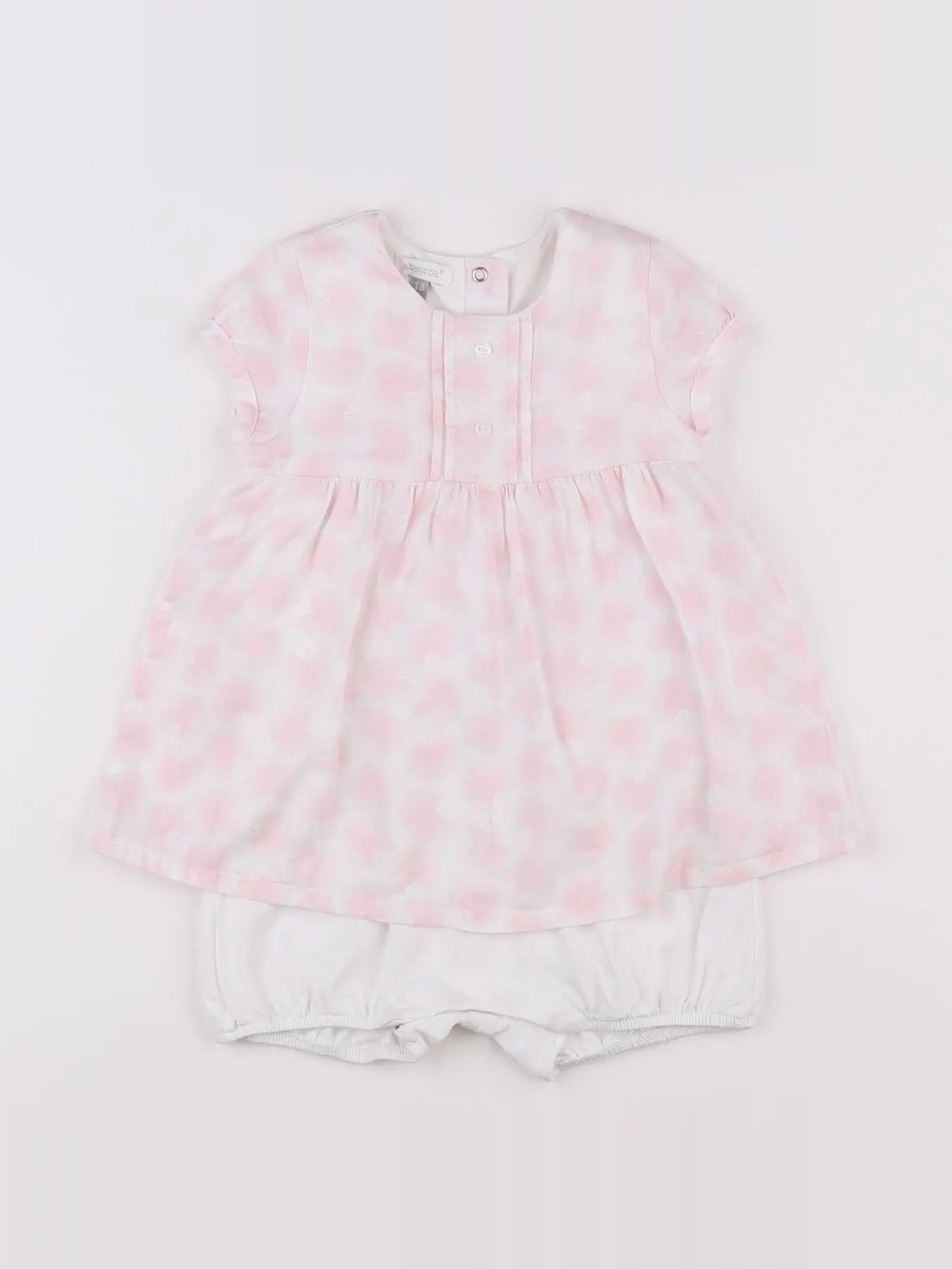 Absorba - robe blanc - 18 mois