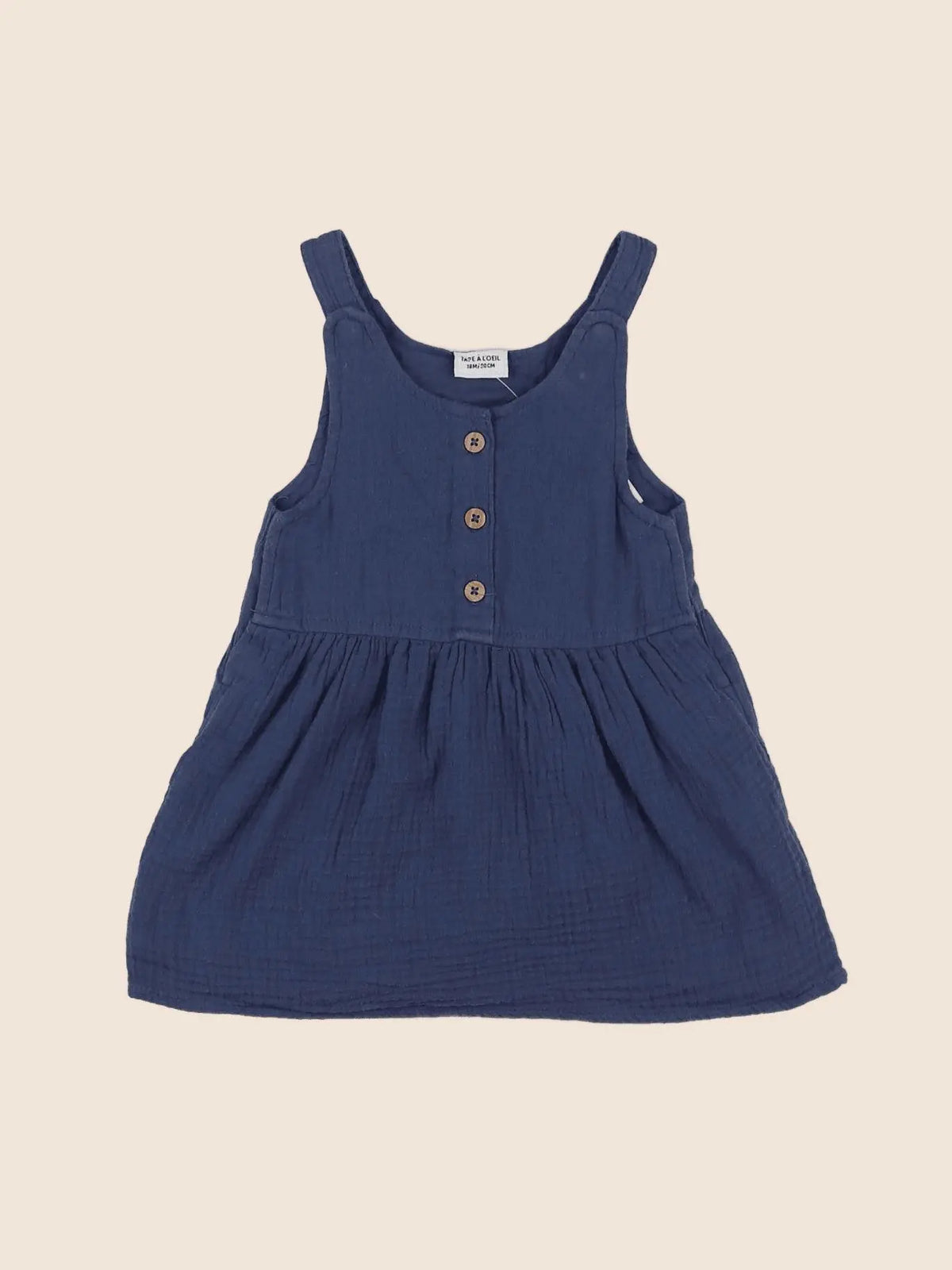 Tape à l'oeil - robe bleu - 18 mois