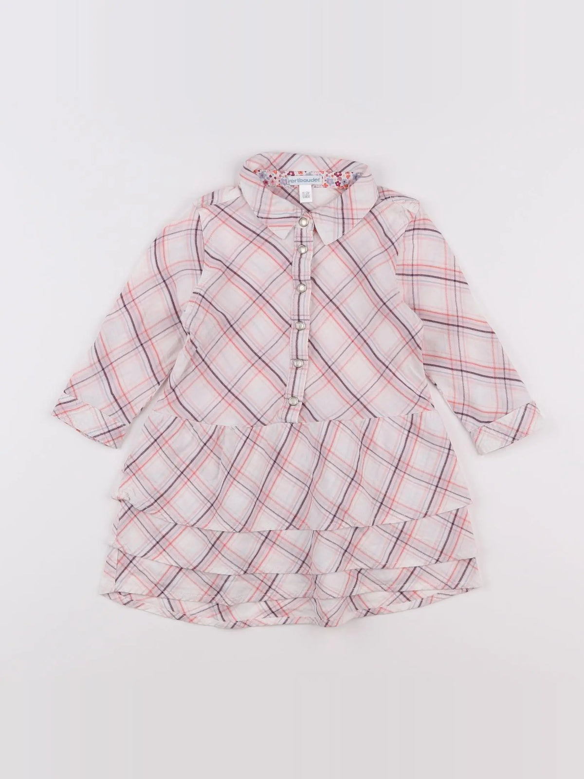 Vertbaudet - robe rose - 18 mois