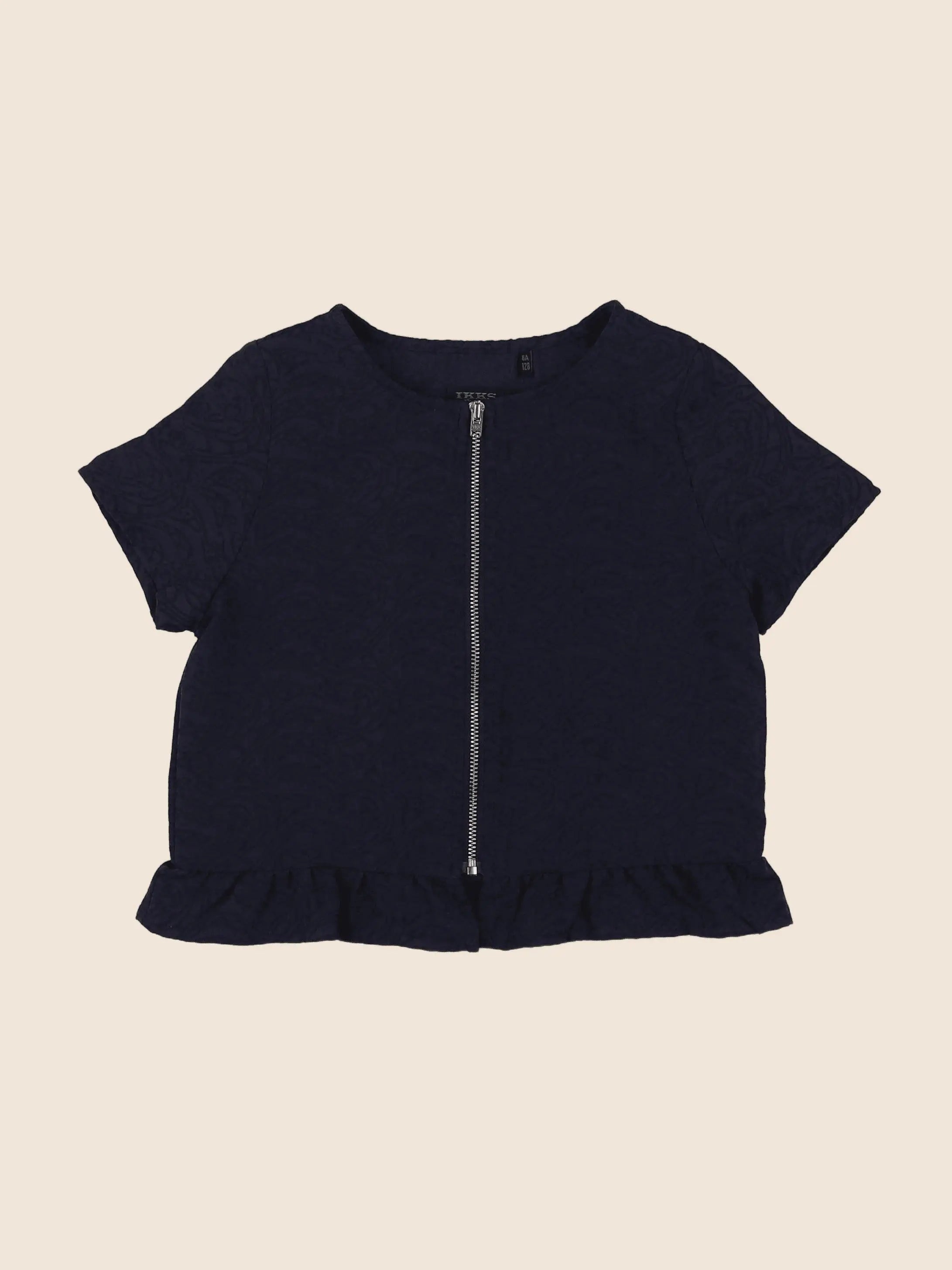 IKKS - blouse bleu - 8 ans