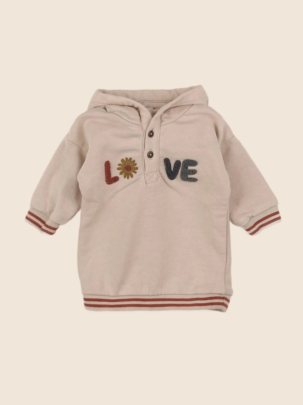 Vertbaudet - robe beige - 6 mois