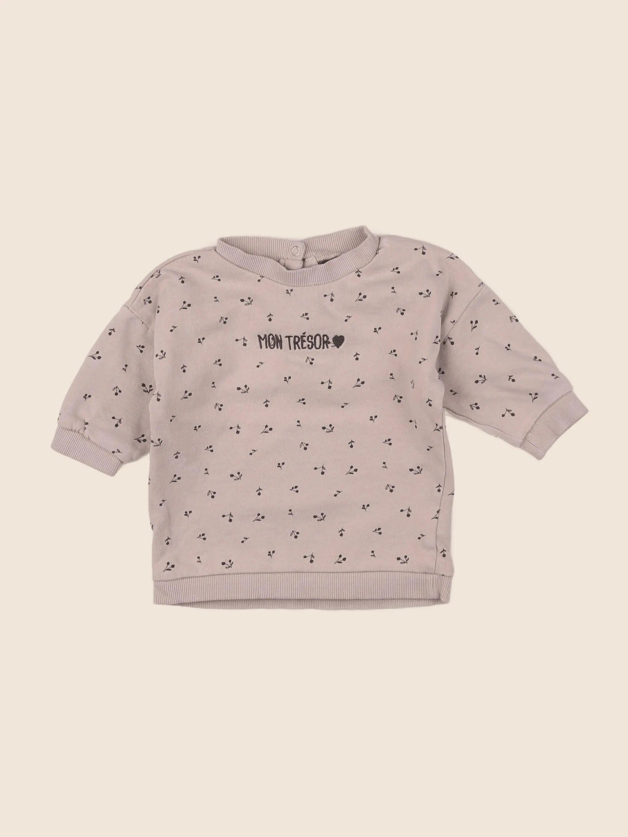 Vertbaudet - sweat multicolore - 6 mois