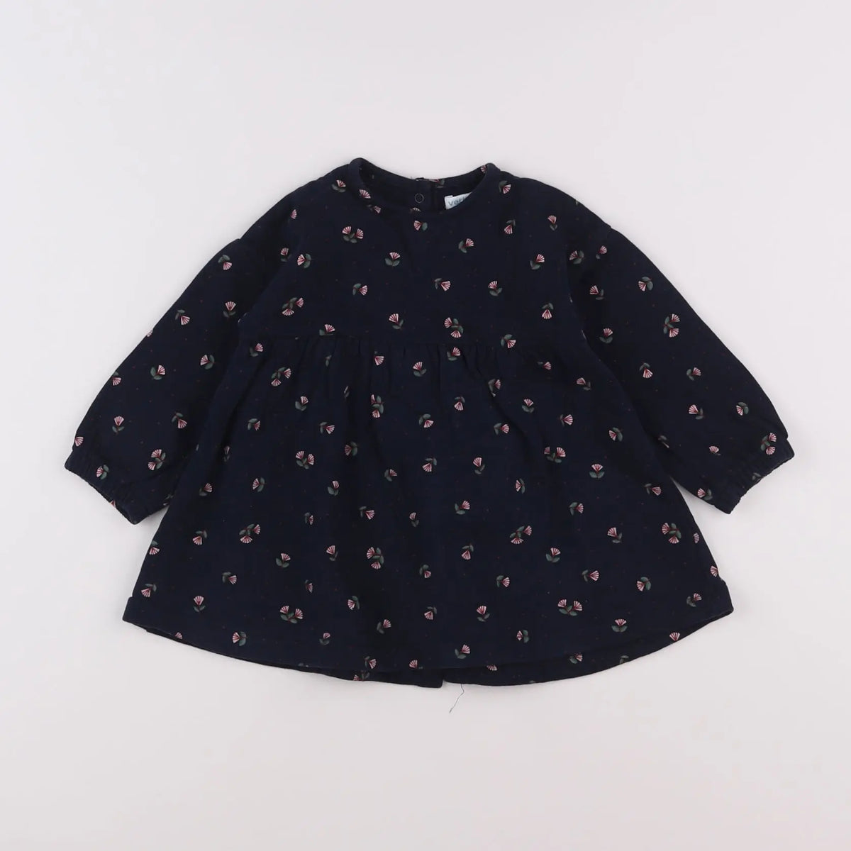 Vertbaudet - robe bleu - 18 mois